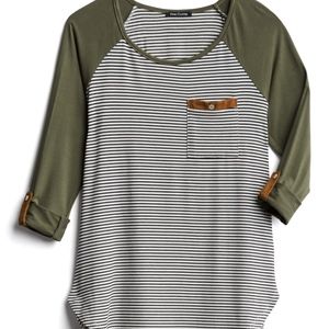 Pink Clover | Stitch Fix | Striped Top (XS)